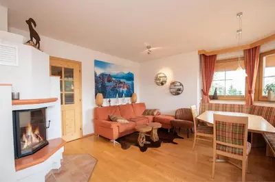 Ein Sitzbereich in der Unterkunft Haus Filzstein 135 Top 3