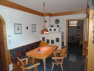 Ein Sitzbereich in der Unterkunft Haus Plattenkogel Top 2