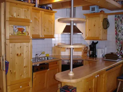 Küche/Küchenzeile in der Unterkunft Haus 128 Top 2