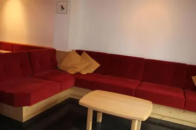 Ein Sitzbereich in der Unterkunft Haus Amelie Top 2