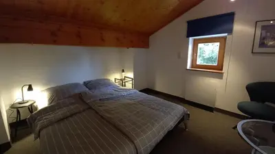 Ein Bett oder Betten in einem Zimmer der Unterkunft Haus 116 Top 3