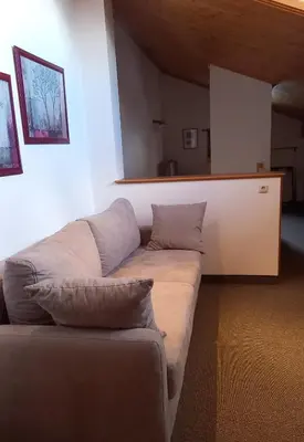 Ein Sitzbereich in der Unterkunft Haus 116 Top 3