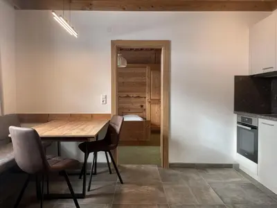 Küche/Küchenzeile in der Unterkunft Haus Hölzlbauer Top 1