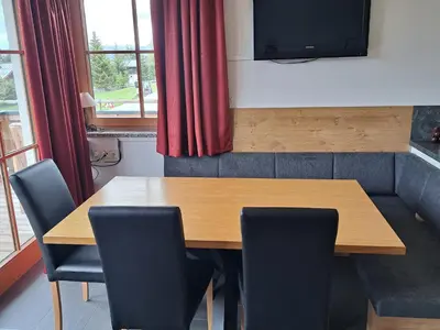 Ein Sitzbereich in der Unterkunft Duxeranger E Top 3