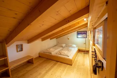 Ein Bett oder Betten in einem Zimmer der Unterkunft Haus Plattenkogel Top 11