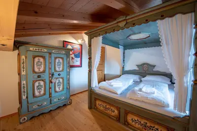 Ein Bett oder Betten in einem Zimmer der Unterkunft Haus Plattenkogel Top 11