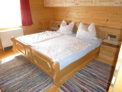 Ein Bett oder Betten in einem Zimmer der Unterkunft Schwabenhütte Top 1