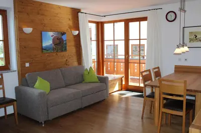 Ein Sitzbereich in der Unterkunft Duxeranger C Top 3