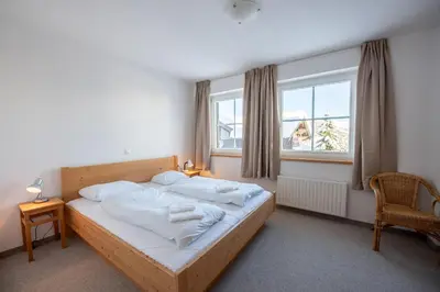 Ein Bett oder Betten in einem Zimmer der Unterkunft Haus 130 Top 1