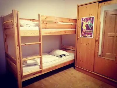 Ein Bett oder Betten in einem Zimmer der Unterkunft Haus 129 Top 1