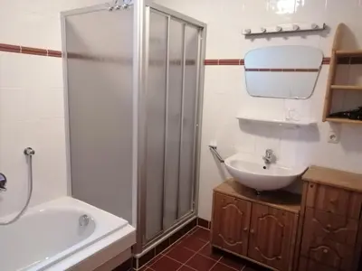 Ein Badezimmer in der Unterkunft Haus 129 Top 1
