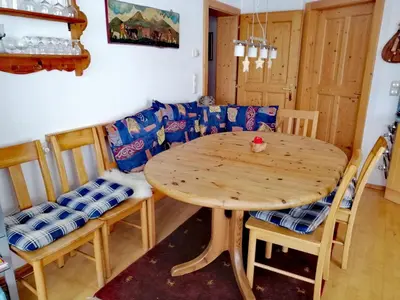Ein Sitzbereich in der Unterkunft Haus 129 Top 1