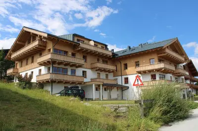 Das Gebäude in dem sich die Ferienwohnung befindet