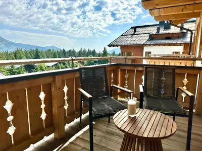 Ein Balkon oder eine Terrasse in der Unterkunft Duxeranger D Top 7