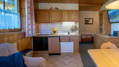Küche/Küchenzeile in der Unterkunft Chalet Alpine Royal B Top 16