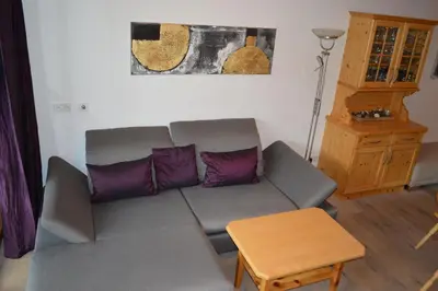 Ein Sitzbereich in der Unterkunft Duxeranger B Top 6