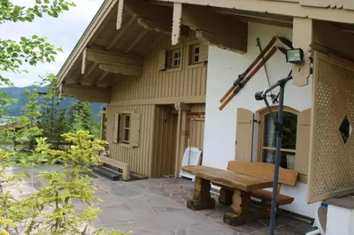 Ein Balkon oder eine Terrasse in der Unterkunft Haus 34 Top 2