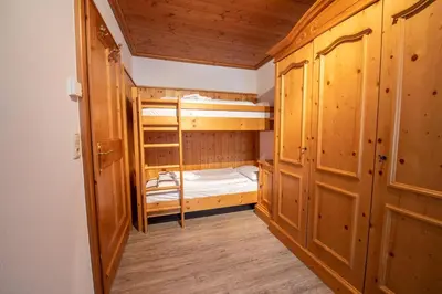 Ein Bett oder Betten in einem Zimmer der Unterkunft Haus 34 Top 2