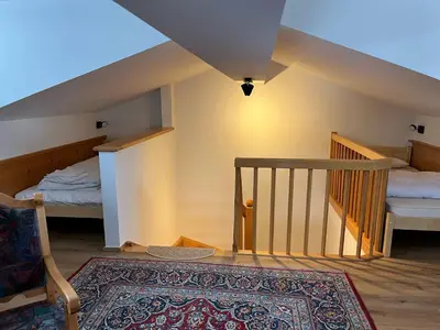 Ein Bett oder Betten in einem Zimmer der Unterkunft Haus 34 Top 2