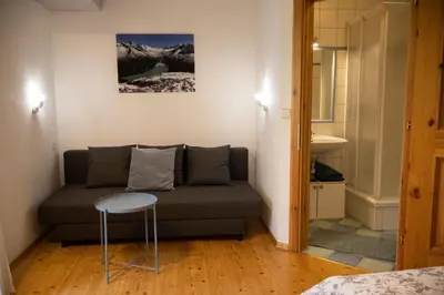Ein Badezimmer in der Unterkunft Haus Irina Zimmer