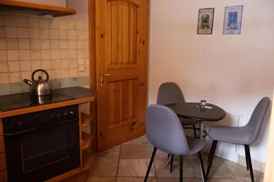 Küche/Küchenzeile in der Unterkunft Haus Irina Zimmer