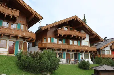 Das Gebäude in dem sich die Ferienwohnung befindet