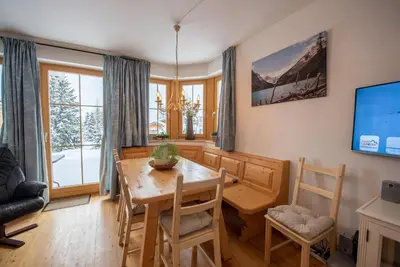 Ein Sitzbereich in der Unterkunft Haus Filzstein 138 Top 12