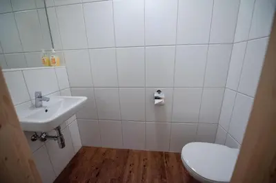Ein Badezimmer in der Unterkunft Almhäuser Filzsteinalpe Almhaus 204