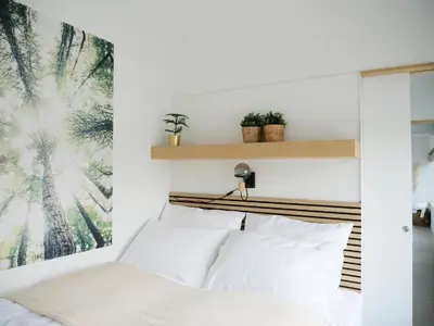Ein Bett oder Betten in einem Zimmer der Unterkunft Haus Heidi Gerlos - luxurious appartment near skilift