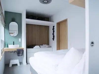 Ein Bett oder Betten in einem Zimmer der Unterkunft Haus Heidi Gerlos - luxurious appartment near skilift