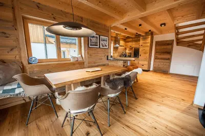 Küche/Küchenzeile in der Unterkunft Filzsteinresort Chalets Chalet Bergankunft 236