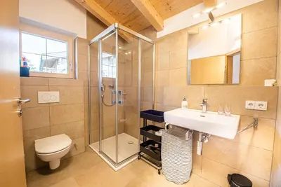 Ein Badezimmer in der Unterkunft Filzsteinresort Chalets - Chalet 237