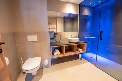 Ein Badezimmer in der Unterkunft Filzsteinresort Wohnungen Top 12