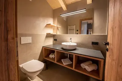 Ein Badezimmer in der Unterkunft Filzsteinresort Wohnungen Top 5