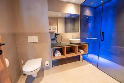 Ein Badezimmer in der Unterkunft Filzsteinresort Wohnungen Top 6