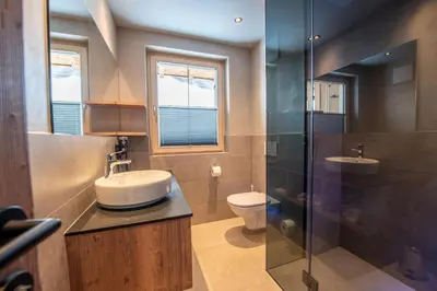 Ein Badezimmer in der Unterkunft Filzsteinresort Wohnungen Top 9