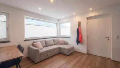 Ein Sitzbereich in der Unterkunft Ferienwohnung Taferl