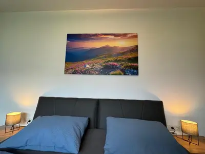 Ein Bett oder Betten in einem Zimmer der Unterkunft Apart 657