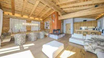 Küche/Küchenzeile in der Unterkunft Chalet Bockberg - Ski in & out, Jacuzzi Sauna, Bergblick - by One Villas