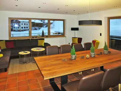 Ein Sitzbereich in der Unterkunft Apartment Apart Bergart by Interhome