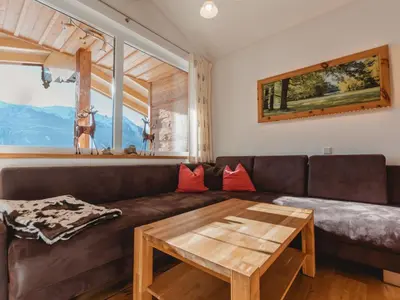 Ein Sitzbereich in der Unterkunft Apartment Schoppengrub by Interhome
