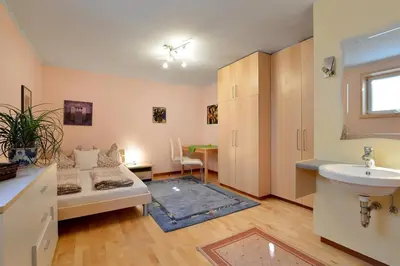 Ein Sitzbereich in der Unterkunft Haus Müller Eleonore
