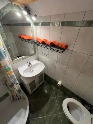 Ein Badezimmer in der Unterkunft Bichlhaus Appartements