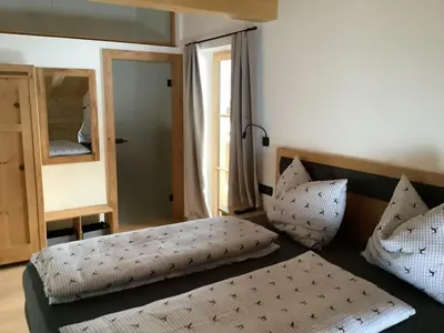 Ein Bett oder Betten in einem Zimmer der Unterkunft Fritzenhof
