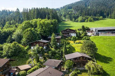Naturlandschaft in der Nähe des Ferienhauses