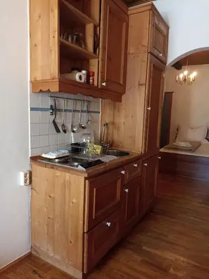 Küche/Küchenzeile in der Unterkunft City Kitz
