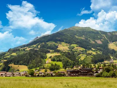 Naturlandschaft in der Nähe des Ferienhauses