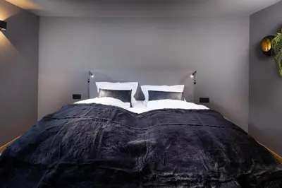 Ein Bett oder Betten in einem Zimmer der Unterkunft Schöneben Appartementen Top 1