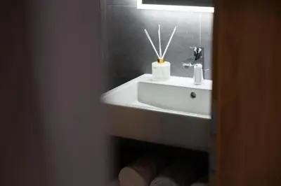 Ein Badezimmer in der Unterkunft Schöneben Appartementen Top 2