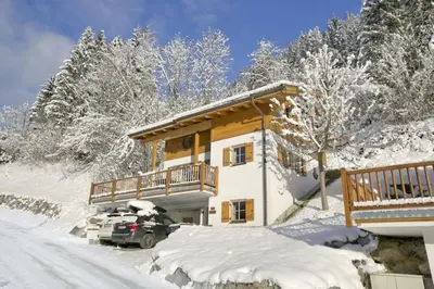 Schöneben Chalet Hohe Tauern Blick im Winter